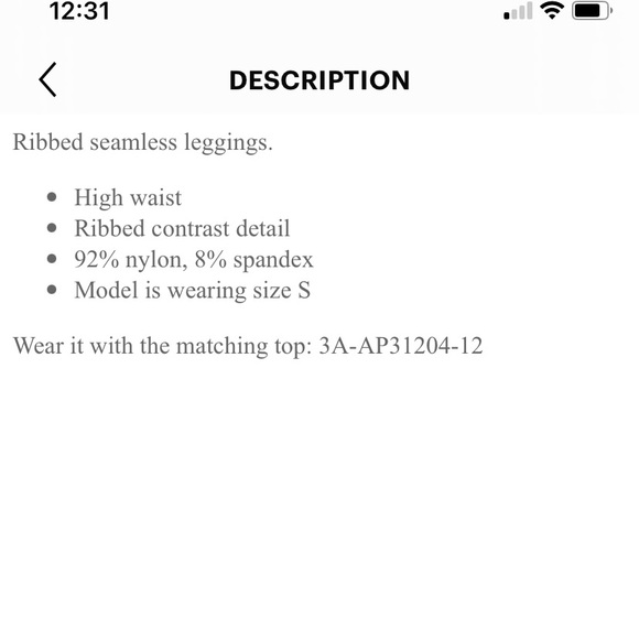 🌸 Ardene 🌸 pastel purple ribbed leggings - Picture 4 of 10